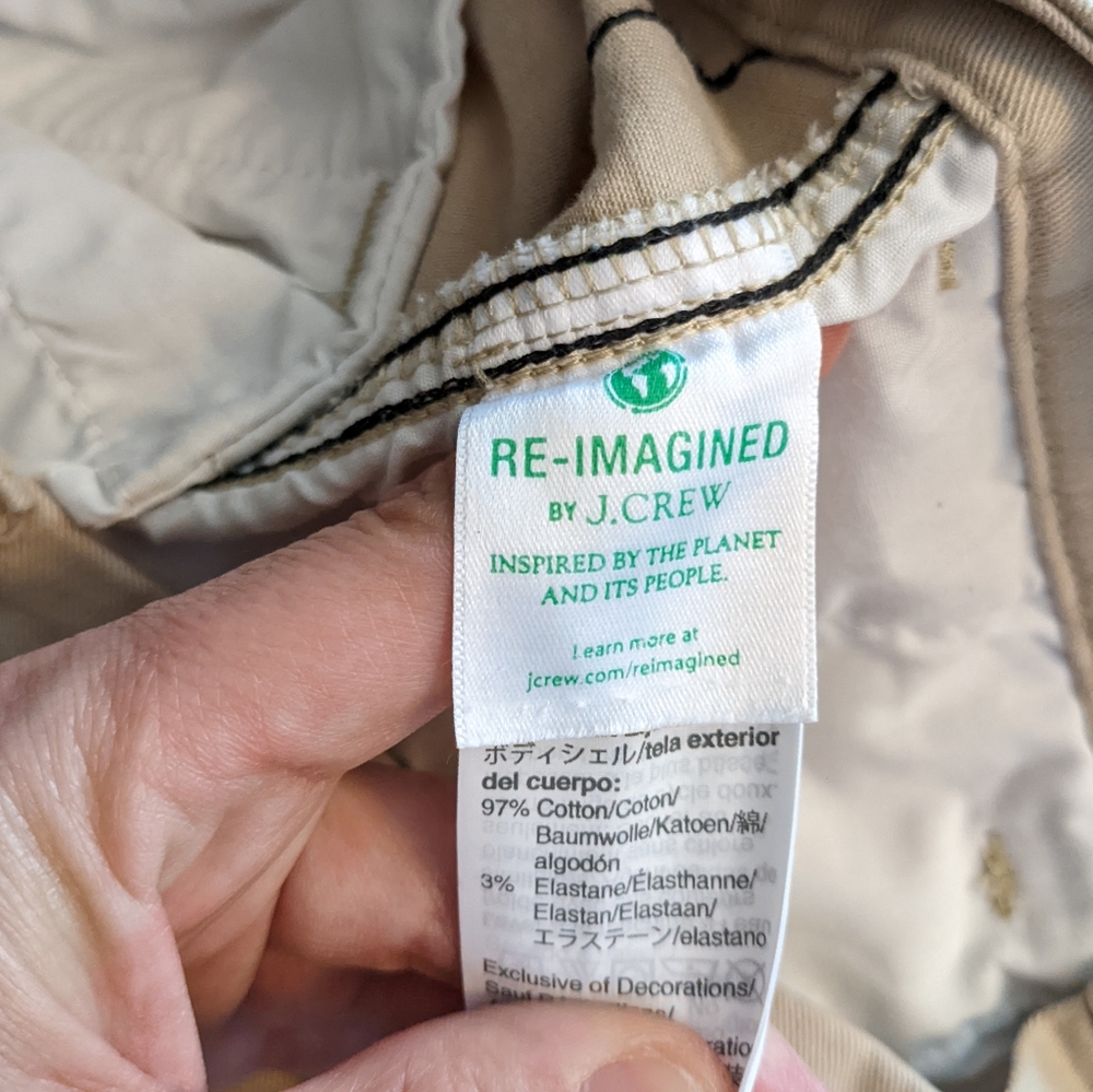 J. Crew Khaki High rise Chino Pants - Picture 3 of 10